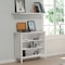 Alaterre Furniture Simplicity Wood 34"H Under-Window 3-Shelf Bookcase, White AJSP04WH - alternate 7